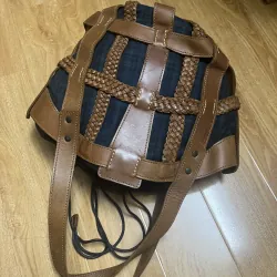 Túi tote nữ da mộc 2hand 927849