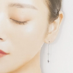 K14WG Khuyên tai chéo - Hàng hiệu Chính hãng 870824