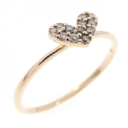 Nhẫn kim cương K10PG hình trái tim