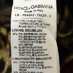 【Mã giảm giá】Dolce & Gabbana DOLCE&GABBANA Áo khoác da biker 640214