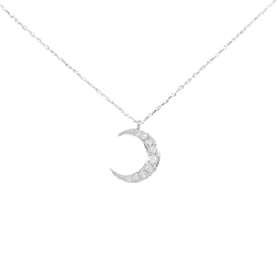 Dây chuyền kim cương PT Moon 0.10CT - Hàng hiệu chính hãng