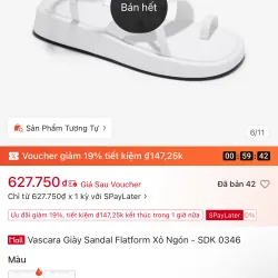 Xăng đan trắng xinh dễ thương 1023596