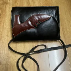 Túi nữ 25x18x7 da thật hoạ tiết 2hand 1002007