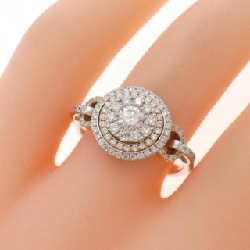 Nhẫn kim cương PT900/K18PG 0.204CT - Hàng hiệu Chính hãng 850088