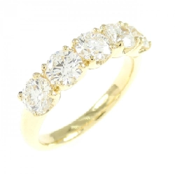 Nhẫn kim cương K18YG 1.526CT E-F VS1-VS2 3EX-EXT - Hàng hiệu Chính hãng