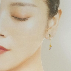 K18YG Sapphire Bông tai - Hàng hiệu Chính hãng 869567