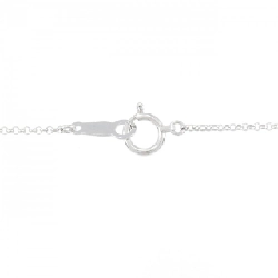 K18WG Dây chuyền kim cương chéo 0.25CT - Hàng hiệu Chính hãng 863830