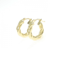 Bông tai hoop 750YG - Hàng hiệu Authentic