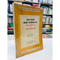 Đại Nam Nhất Thống Chí Quảng Trị & Quảng Bình - dịch giả Nguyễn Taọ