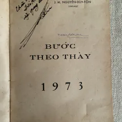 Bước theo thày- in trước 1975 1004319