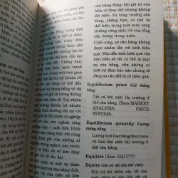 TỪ ĐIỂN KINH TẾ [PENGUIN REFERENCE] - DICTIONARY OF ECONOMICS 713715