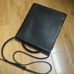 Túi nam phom hộp 22x26x7 da thật 2hand 996735