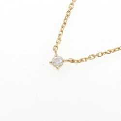 K18YG Solitaire Dây chuyền kim cương 0.11CT - Hàng hiệu Chính hãng 861521