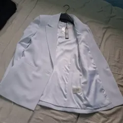 Áo khoác blazer cao cấp  2 màu đen , trắng size 2(42-54KG) 750557