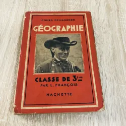 Sách địa lý Pháp xưa – in từ thời 1940