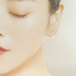 K18YG Bông tai kim cương 0.50CT - Hàng hiệu Chính hãng 868511