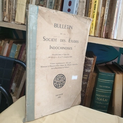 BULLETIN DA LA SOCIETE DES ETUDES INDOCHINOISES