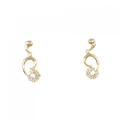 K18YG Bông tai kim cương 0.10CT - Hàng hiệu Chính hãng