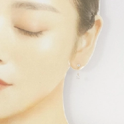 K18YG Cubic Bông tai - Hàng hiệu Authentic 867589