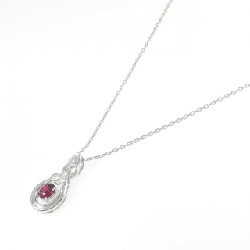 Dây chuyền ruby PT900/PT850 0.77CT - Hàng hiệu Authentic 856410