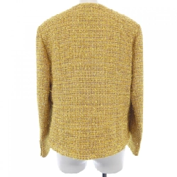 【Mã giảm giá】Áo khoác không cổ CHANEL 640076