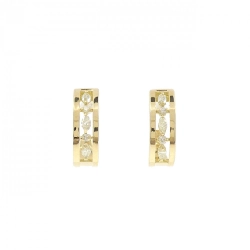 K18YG Bông tai kim cương 0.26CT - Hàng hiệu Chính hãng