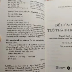 ĐỂ HÔM NAY TRỞ THÀNH KIỆT TÁC -  JOHN C. MAXWELL 751332