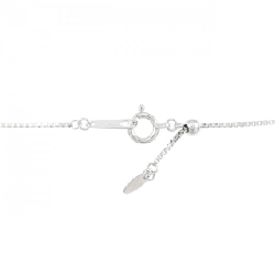 K18WG Mặt dây chuyền opal đen 0.809CT - Hàng hiệu Authentic 857115