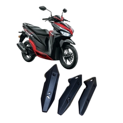 Ốp che pô cho xe Vario 2018-2025, ốp pô nhựa đen, phụ tùng thay thế 452607