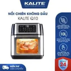 Nồi chiên không dầu KALITE Q10 10 lít, trục xiên quay, nhiều phụ kiện