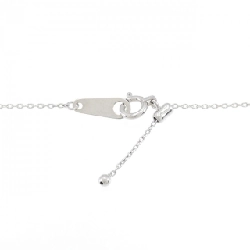 K10WG Mặt dây chuyền hình trái tim × hoa hồng - Hàng hiệu Authentic 861737