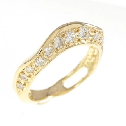 Nhẫn kim cương K18YG 0.43CT