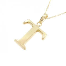 K18YG Chữ cái T Dây chuyền - Hàng hiệu Chính hãng 864011