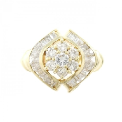 Nhẫn kim cương 750YG 1.12CT - Hàng hiệu Authentic 852700