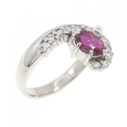 Nhẫn Ruby PT900 0.59CT - Hàng hiệu Chính hãng