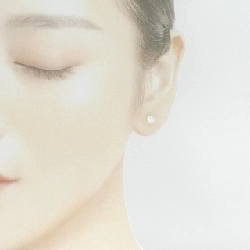 K18YG/ST Bông tai kim cương 0.326CT 0.345CT D VS2 EXT - Hàng hiệu Chính hãng 871939