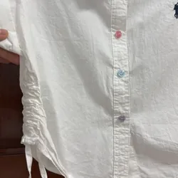 Áo sơ mi rút dây hông 740953