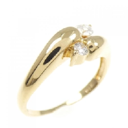 Nhẫn kim cương K18YG 0.15CT