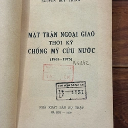 Mặt trận ngoại giao thời kỳ chống Mỹ cứu nước 1965 – 1975 532680