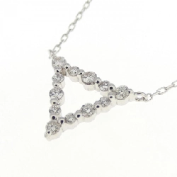 Dây chuyền kim cương K18WG 0.09CT - Hàng hiệu Chính hãng 863861