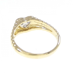 Nhẫn kim cương hình trái tim K18YG/PT900 0.10CT - Hàng hiệu Authentic 852075