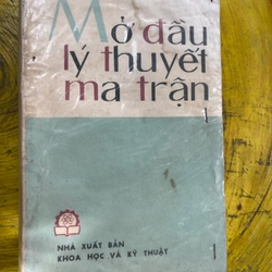 MỞ ĐẦU LÝ THUYẾT MA TRẬN- R BELLMAN