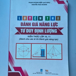 Sách luyện thi đánh giá năng lực tư duy định lượng