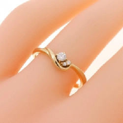 Nhẫn kim cương K18YG 669688