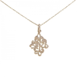 K18YG Dây chuyền kim cương 0.05CT - Hàng hiệu Chính hãng