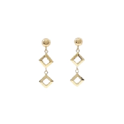 K18YG Bông tai - Hàng hiệu Authentic