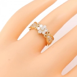 Nhẫn kim cương hoa K18YG 0.55CT - Hàng hiệu Authentic 856367