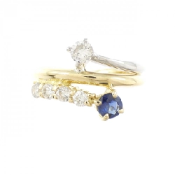 Nhẫn Sapphire K18YG/PT900 0.26CT - Hàng hiệu Chính hãng 853996