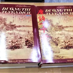 Sách - Đường Thi tuyển dịch - trọn bộ 2 tập - Lê Nguyễn Lưu 687641