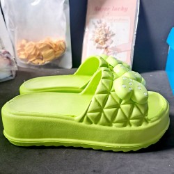 Dép nơ cao 5cm màu hồng phấn size 36-37,màu xanh lá size 38-39,màu xanh biển size 40-41 26555